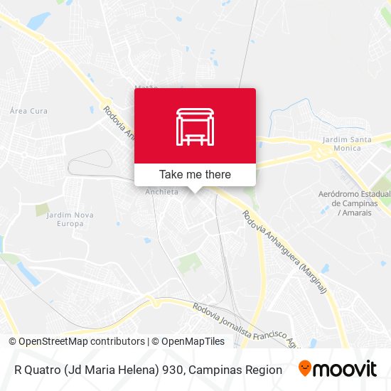 R Quatro (Jd Maria Helena) 930 map