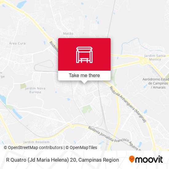 R Quatro (Jd Maria Helena) 20 map