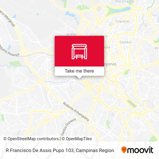 R Francisco De Assis Pupo 103 map