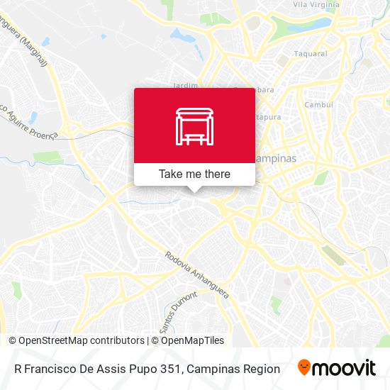 R Francisco De Assis Pupo 351 map
