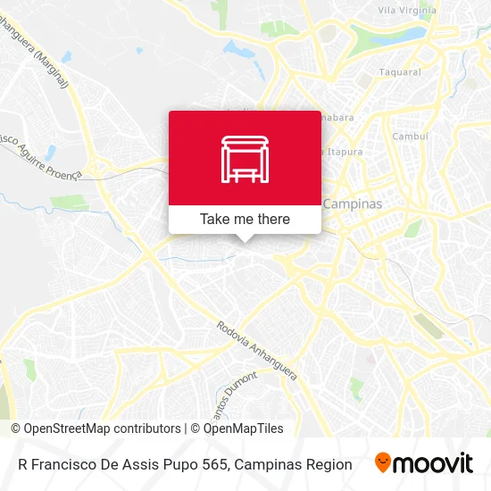 R Francisco De Assis Pupo 565 map