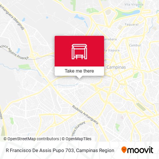 R Francisco De Assis Pupo 703 map