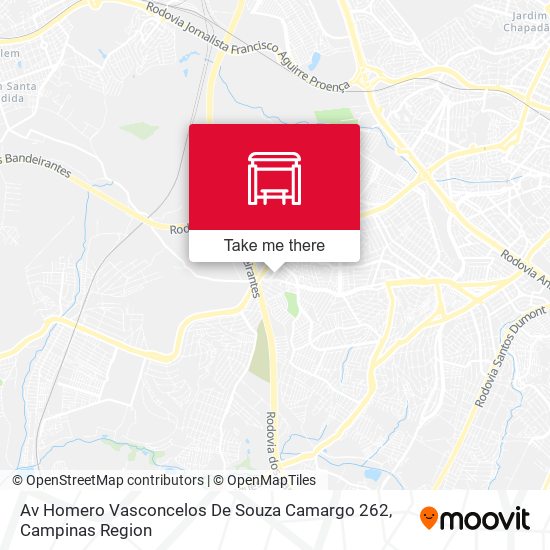 Av Homero Vasconcelos De Souza Camargo 262 map