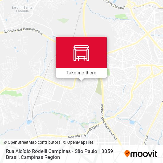 Rua Alcídio Rodelli Campinas - São Paulo 13059 Brasil map