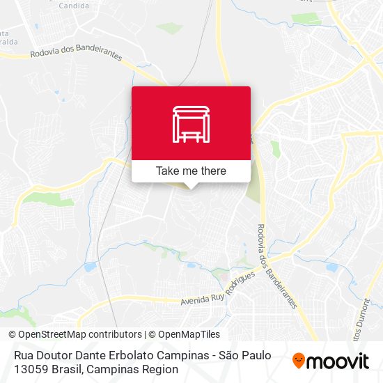 Rua Doutor Dante Erbolato Campinas - São Paulo 13059 Brasil map
