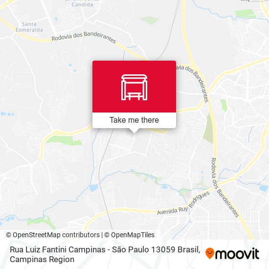 Rua Luiz Fantini Campinas - São Paulo 13059 Brasil map