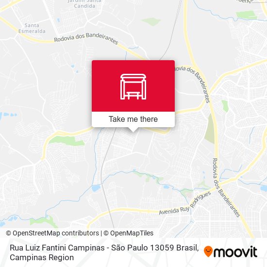 Rua Luiz Fantini Campinas - São Paulo 13059 Brasil map