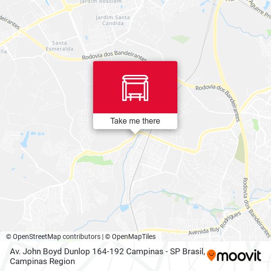 Av. John Boyd Dunlop 164-192 Campinas - SP Brasil map