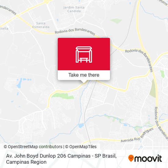 Av. John Boyd Dunlop 206 Campinas - SP Brasil map