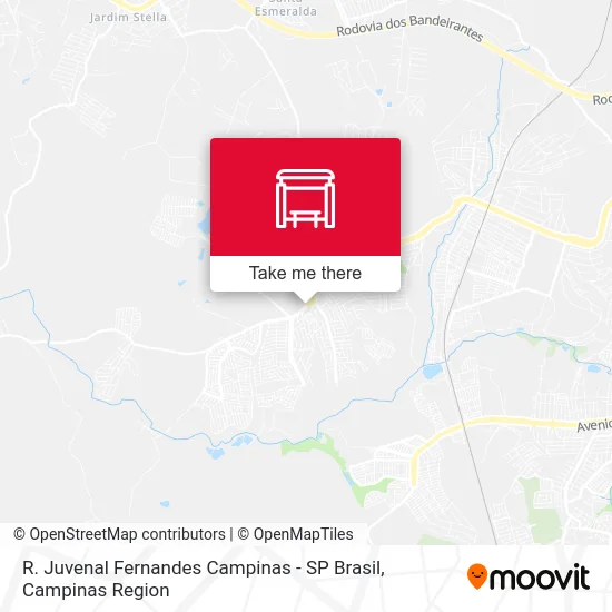R. Juvenal Fernandes Campinas - SP Brasil map