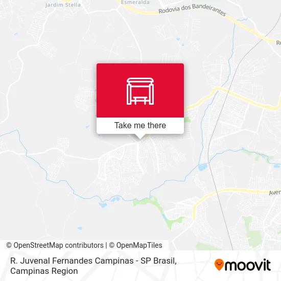 R. Juvenal Fernandes Campinas - SP Brasil map