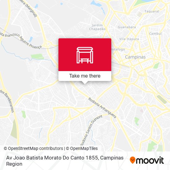 Av Joao Batista Morato Do Canto 1855 map
