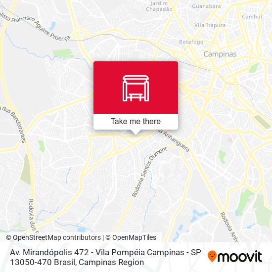 Av. Mirandópolis 472 - Vila Pompéia Campinas - SP 13050-470 Brasil map