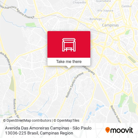 Avenida Das Amoreiras Campinas - São Paulo 13036-225 Brasil map