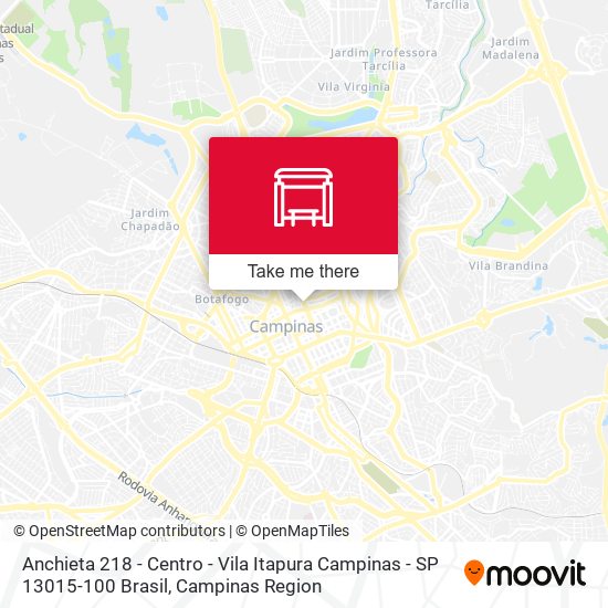 Anchieta 218 - Centro - Vila Itapura Campinas - SP 13015-100 Brasil map