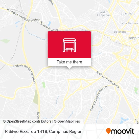 R Silvio Rizzardo 1418 map