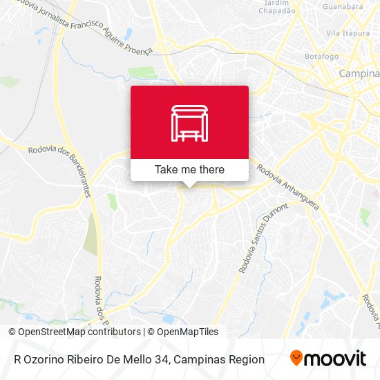 R Ozorino Ribeiro De Mello 34 map