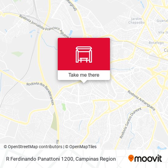 R Ferdinando Panattoni 1200 map
