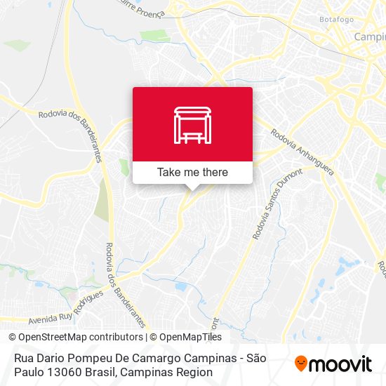 Rua Dario Pompeu De Camargo Campinas - São Paulo 13060 Brasil map