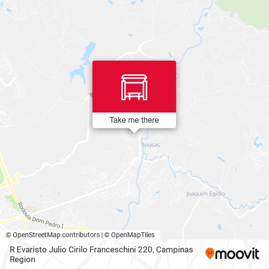 R Evaristo Julio Cirilo Franceschini 220 map