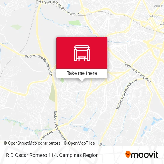 R D Oscar Romero 114 map