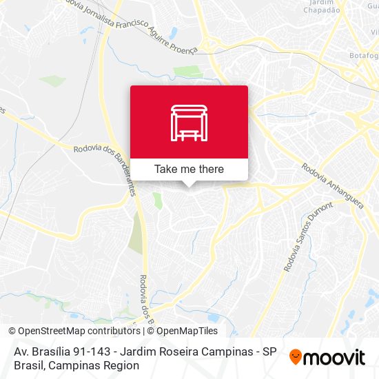 Av. Brasília 91-143 - Jardim Roseira Campinas - SP Brasil map