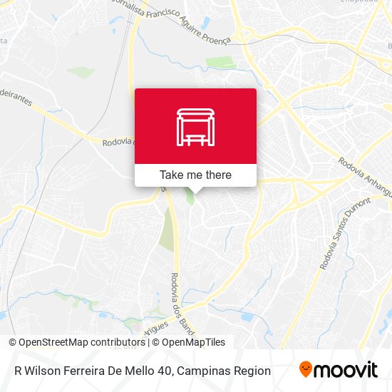 R Wilson Ferreira De Mello 40 map