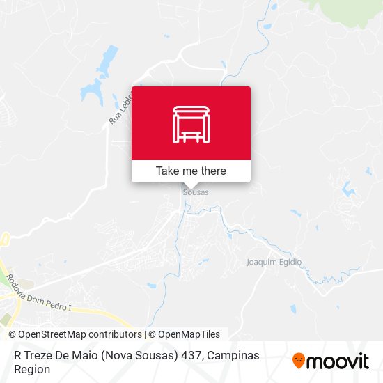 R Treze De Maio (Nova Sousas) 437 map
