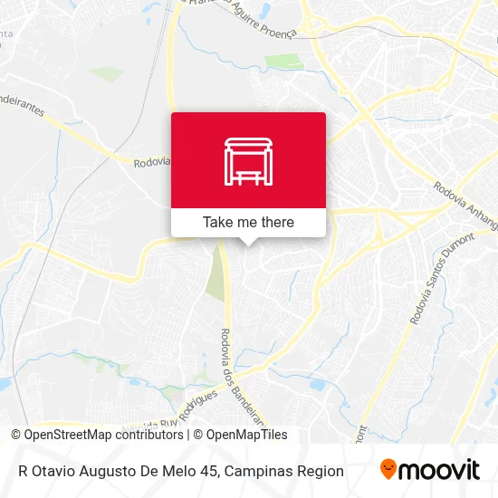 R Otavio Augusto De Melo 45 map