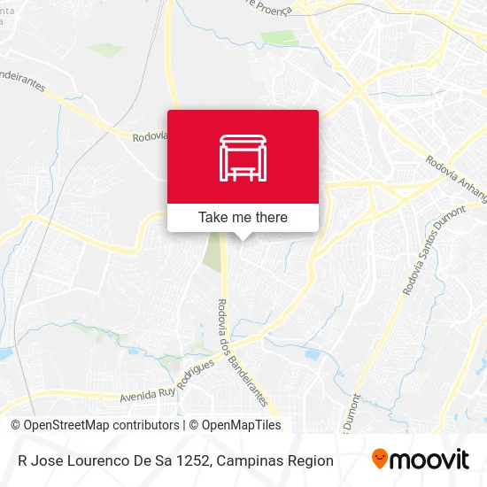 R Jose Lourenco De Sa 1252 map