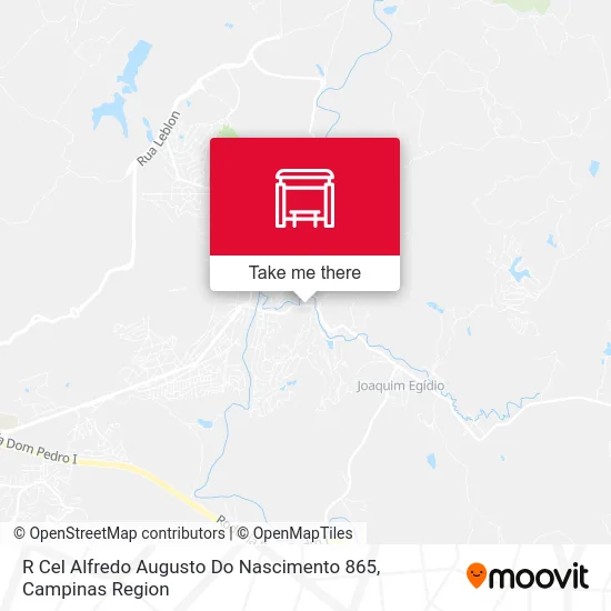R Cel Alfredo Augusto Do Nascimento 865 map