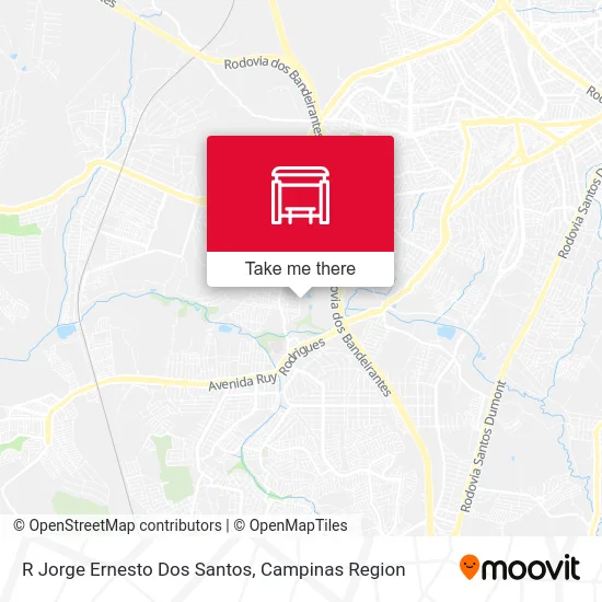 R Jorge Ernesto Dos Santos map