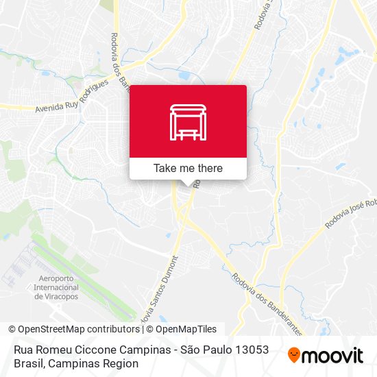 Rua Romeu Ciccone Campinas - São Paulo 13053 Brasil map