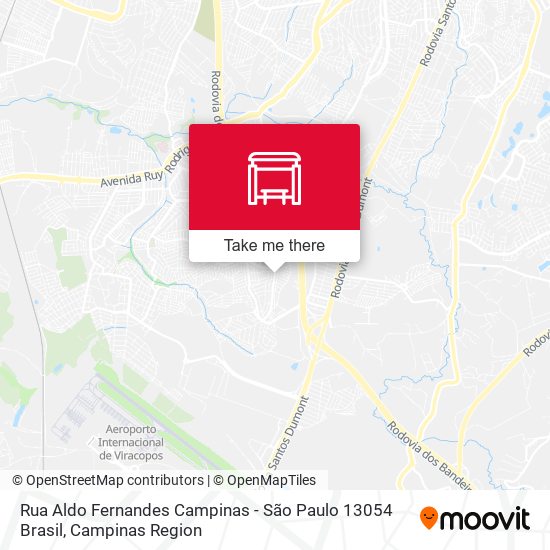 Rua Aldo Fernandes Campinas - São Paulo 13054 Brasil map