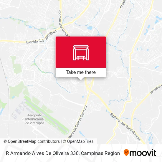 R Armando Alves De Oliveira 330 map