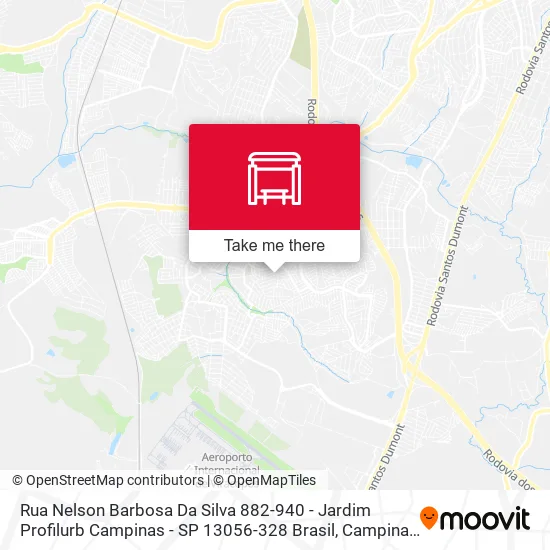 Rua Nelson Barbosa Da Silva 882-940 - Jardim Profilurb Campinas - SP 13056-328 Brasil map