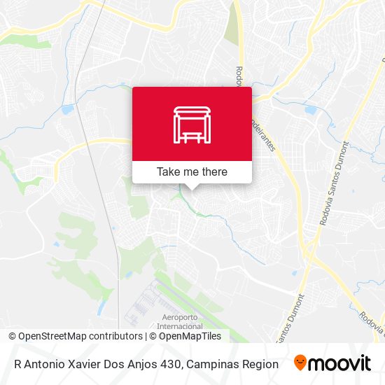 R Antonio Xavier Dos Anjos 430 map