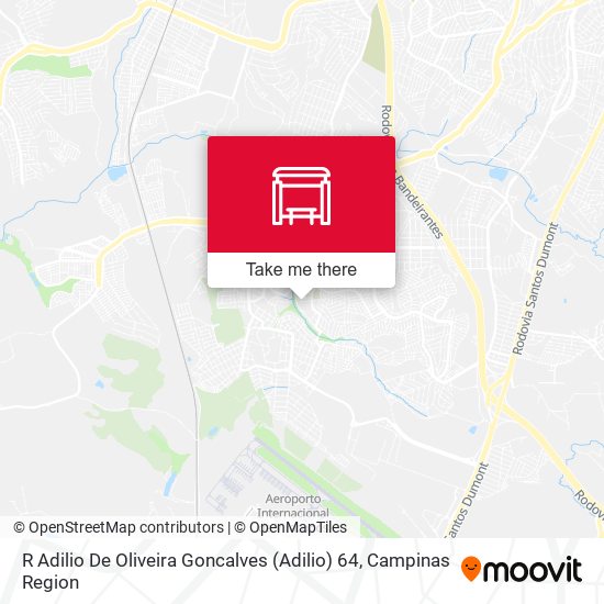 R Adilio De Oliveira Goncalves (Adilio) 64 map