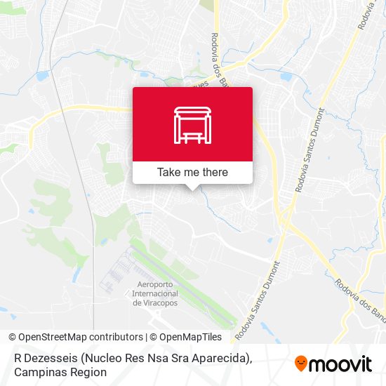 R Dezesseis (Nucleo Res Nsa Sra Aparecida) map
