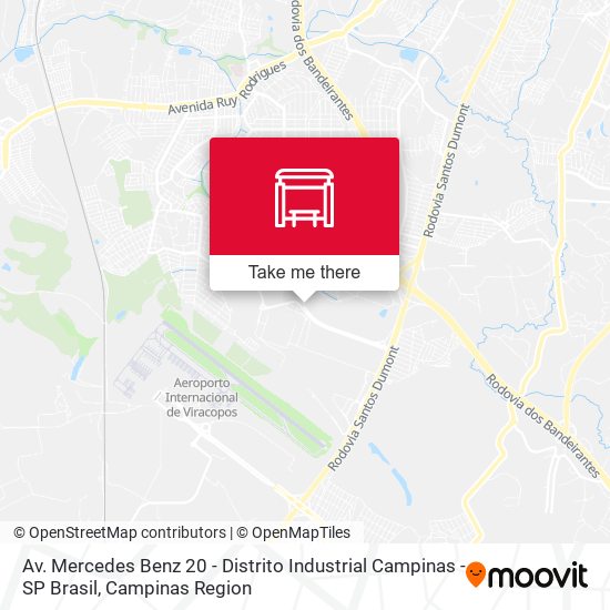Av. Mercedes Benz 20 - Distrito Industrial Campinas - SP Brasil map