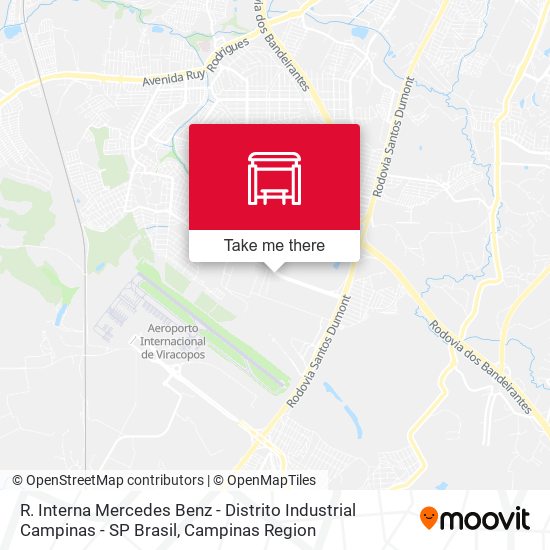 R. Interna Mercedes Benz - Distrito Industrial Campinas - SP Brasil map