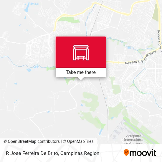 R Jose Ferreira De Brito map