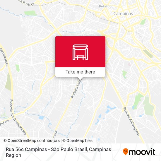 Rua 56c Campinas - São Paulo Brasil map