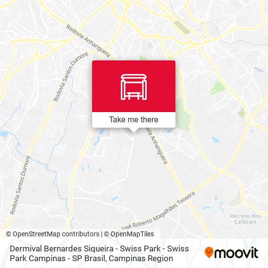 Dermival Bernardes Siqueira - Swiss Park - Swiss Park Campinas - SP Brasil map