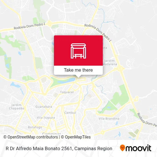 R Dr Alfredo Maia Bonato 2561 map