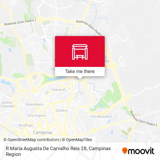 R Maria Augusta De Carvalho Reis 28 map