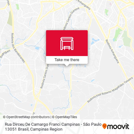 Rua Dirceu De Camargo Franci Campinas - São Paulo 13051 Brasil map