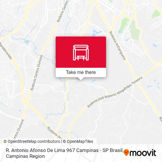 R. Antonio Afonso De Lima 967 Campinas - SP Brasil map