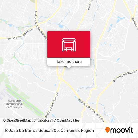 R Jose De Barros Sousa 305 map