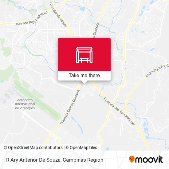 R Ary Antenor De Souza map